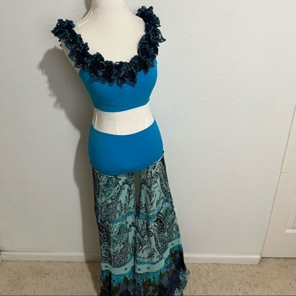 Hand Crafted One of a Kind 2 Piece Set Festival Rave Boho Indie